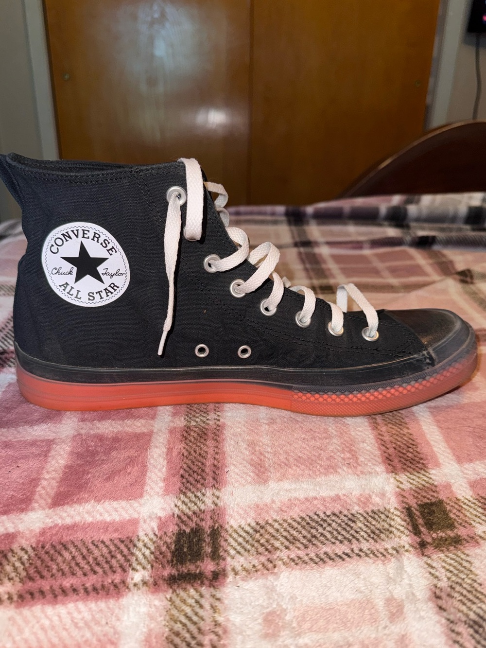 Size 12 - Converse Chuck Taylor All Star CX High Black Wild Mango